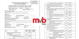 Tờ khai quyết toán thuế mẫu số 02/qtt-tncn