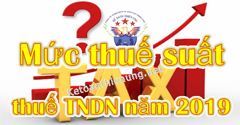 mức thuế suất thuế tndn năm 2019