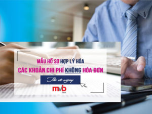 Bản mẫu hợp lý hóa các loại chi phí không có hóa đơn