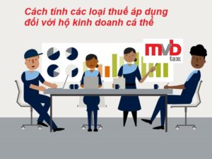 Cách tính thuế áp dụng đối với hộ kinh doanh cá thể