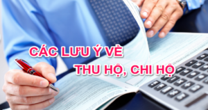 Tổng hợp văn bản về thu chi hộ