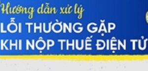 Hướng dẫn khắc phục 5 lỗi nộp thuế điện tử thường gặp