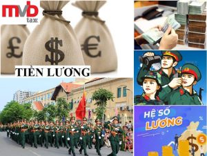 Cách tính lương & phụ cấp quân hàm quân đội từ tháng 7/2023