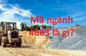 Mã ngành 4663 là gì? Điều kiện kinh doanh ngành nghề 4663
